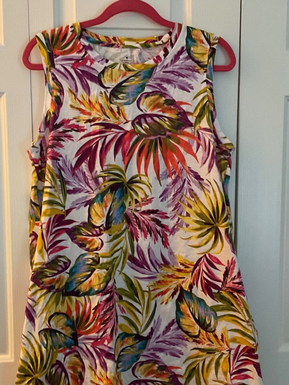 St. John’s Bay Women’s Floral Dress Beach Coverup Size XL
